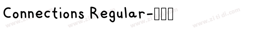 Connections Regular字体转换 Connections Regular字体转换
